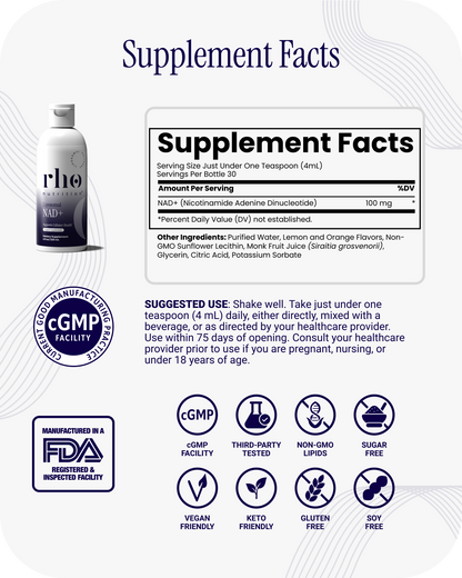 Liposomal NAD+